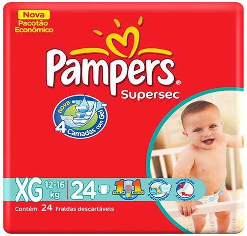 Fralda Pampers Supersec